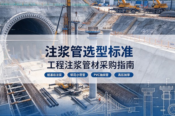 龙亭注浆管选型标准